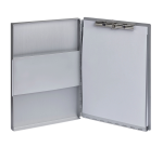 Porte-bloc avec coffret MAULassist A4 ouverture latérale aluminium