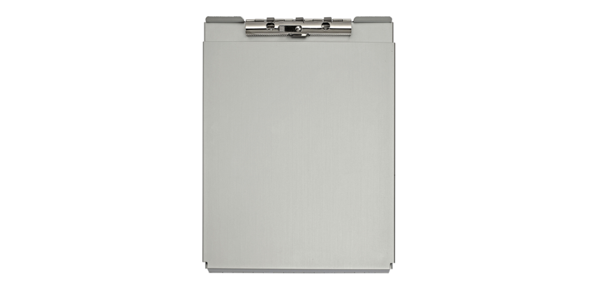 Porte-bloc avec coffret MAULcase A4 ouverture par le haut aluminium