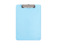 MAUL clipboard A4 portrait transparent neon blue plastic