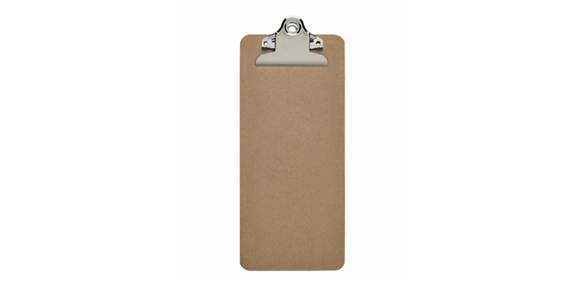 MAULbill clipboard 28x11.5cm portrait wood