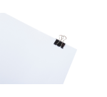 Papierklem MAUL 213 Foldback 25mm zwart 12 stuks