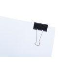 Pince à papier MAUL 213 Foldback 50mm noir 12 pièces