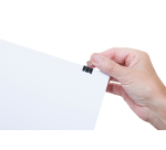 Pince à papier MAUL Foldback 13mm capacité 4mm noir - pack de 12