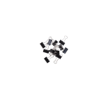 Pince à papier MAUL Foldback 13mm capacité 4mm noir - pack de 12