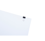 Pince à papier MAUL 213 Foldback 16mm noir 12 pièces