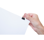 Papierklem MAUL 213 foldback 19mm zwart 12 stuks