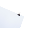 Papierklem MAUL 213 foldback 19mm zwart 12 stuks