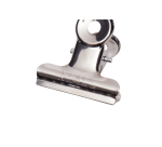 Pince à papier MAUL Bulldog 30mm capacité 10mm argent 10 pièces