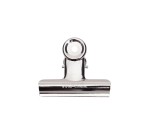 Pince à papier MAUL Bulldog 70mm capacité 40mm argent 5 pièces