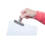 Pince à papier MAUL Bulldog 70mm capacité 40mm argent 5 pièces