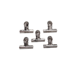 Pince à papier MAUL Bulldog 70mm capacité 40mm argent 5 pièces
