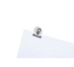 Pince à papier MAUL avec aimant 30mm argent 2 pièces