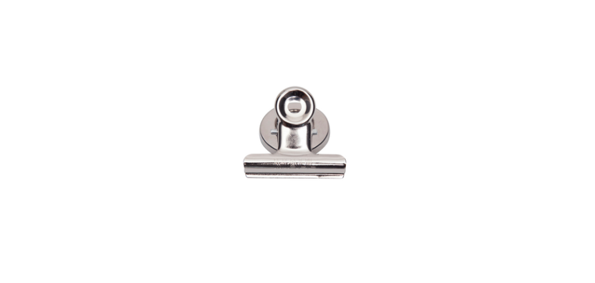 MAUL paper clip with magnet 40mm silver 2 pieces