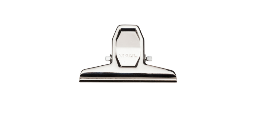 Pince à papier MAULpro 75mm capacité 20mm argent 2 pièces