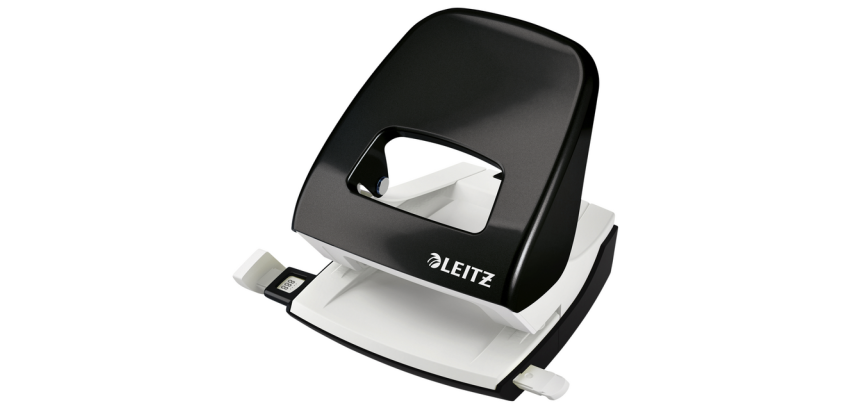 Leitz WOW 5008 NeXXt Metall-Locher, 30 Blatt, schwarz