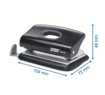 Perforateur Rapid Fashion FC10 mini 10 feuilles noir