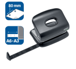 Perforateur Rapid Fashion Eco 2 trous 20 feuilles noir