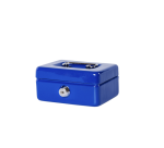 MAUL cash box with piggy bank slot 125x95x60mm blue