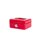 Coffret caisse MAUL avec fente tirelire 125x95x60mm rouge