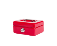 Coffret caisse MAUL avec fente tirelire 125x95x60mm rouge