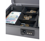 Geldkist Pavo met cijferslot 300x240x90mm donkergrijs