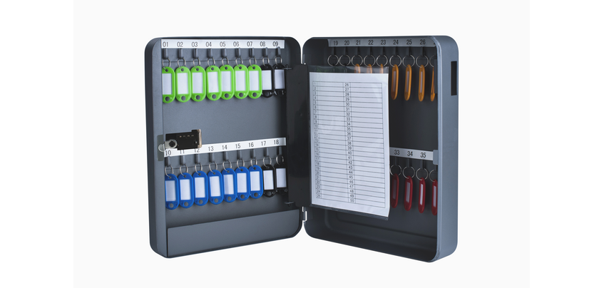 Pavo 36 Key Cabinet, Dark Grey