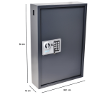 Hochsicherheitsschlüsselschrank Pavo 100 Haken 600x410x120mm