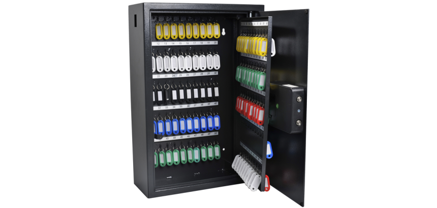 Cupboard 150 keys electronic code locking Pavo, dark grey