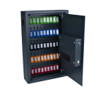 Pavo High Security Key Cabinet with Fingerprint, 50 Hooks, 550x400x100mm