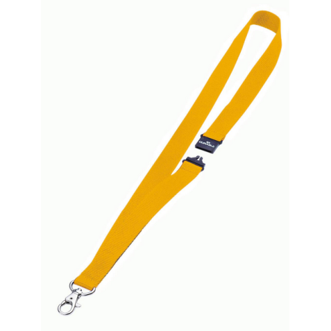 Cordon textile Durable 8137 avec mousqueton jaune