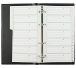 Kangaro Telephone Register 215x130mm A-Z 4 rings black