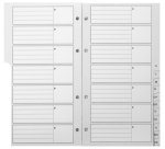 Kangaro Telephone Register 215x130mm A-Z 4 rings black