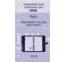 Recharge agenda 2026 Kalpa Personal 1 jour/1 page