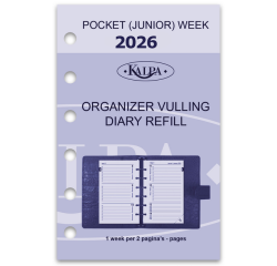 Recharge agenda 2026 Kalpa Pocket 7 jours/2 pages