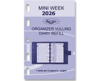 Recharge agenda 2026 Kalpa Mini 7 jours/2 pages