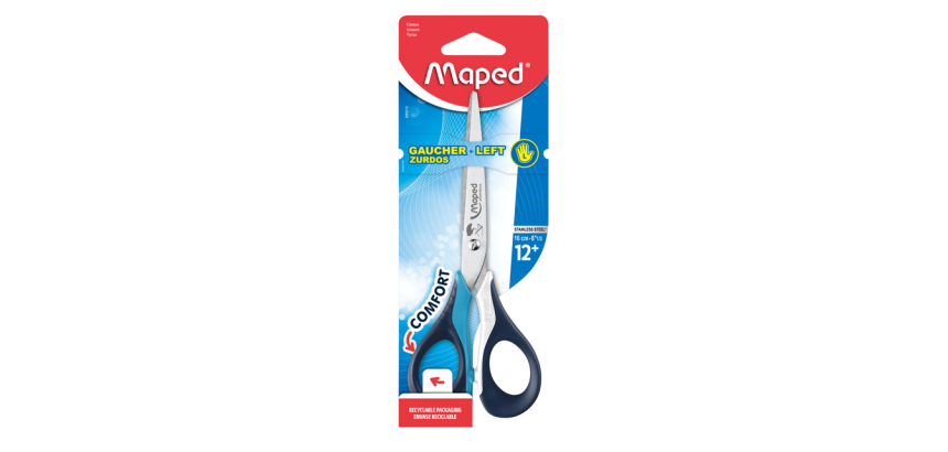 Maped Sensoft Scissors 16cm left-handed assorted