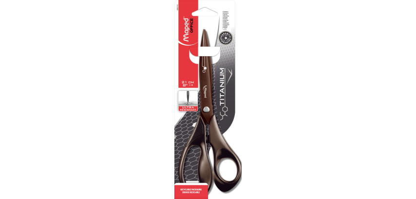 Schaar Maped Titanium 21cm zwart