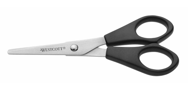 Westcott Buro 130mm Stainless Steel Scissors with Plastic Handle