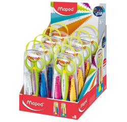 Ciseaux Maped Crea Cut avec 5 lames interchangeables