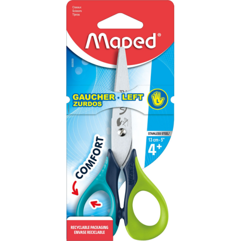 Ciseaux Maped Sensoft 13cm gaucher assorti