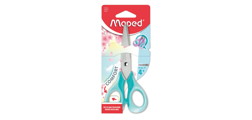 Ciseaux Maped Sensoft 13cm pastel assorti