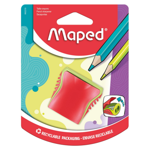 Taille-crayon Maped Boogy 2 trous assorti