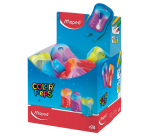 Maped Color’Peps Pencil Sharpener 2 Holes Display 24 Assorted Pieces