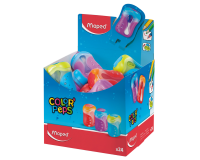 Puntenslijper Maped Color'Peps 2gaats display á 24 stuks assorti