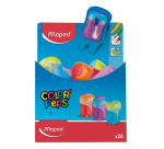 Maped Color’Peps Pencil Sharpener 2 Holes Display 24 Assorted Pieces
