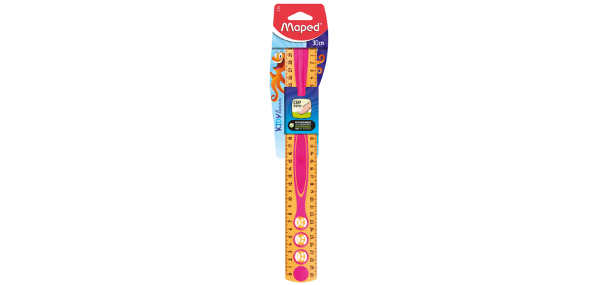 Maped Kidy'Grip 30cm Assorted Ruler