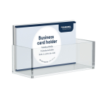 Bac à cartes de visite Europel 55x95mm acryl