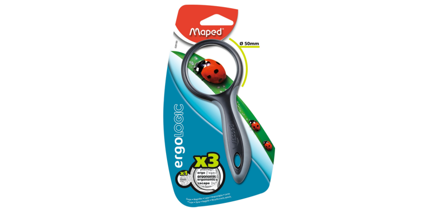Maped Ergologic Lupe, 3x Vergrößerung, 50 mm