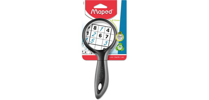 Maped Ergologic Magnifying Glass 3x 75mm Blister