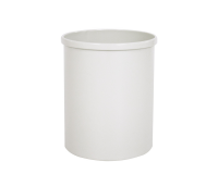 Round 15L waste bin Vepa Bins white gray